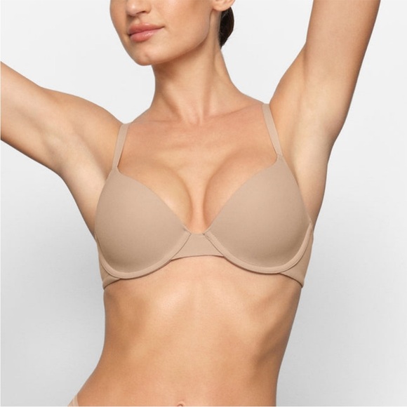 H40 Skims fits everybody t-shirt bra Ochre size 36DD NWT - Picture 2 of 6